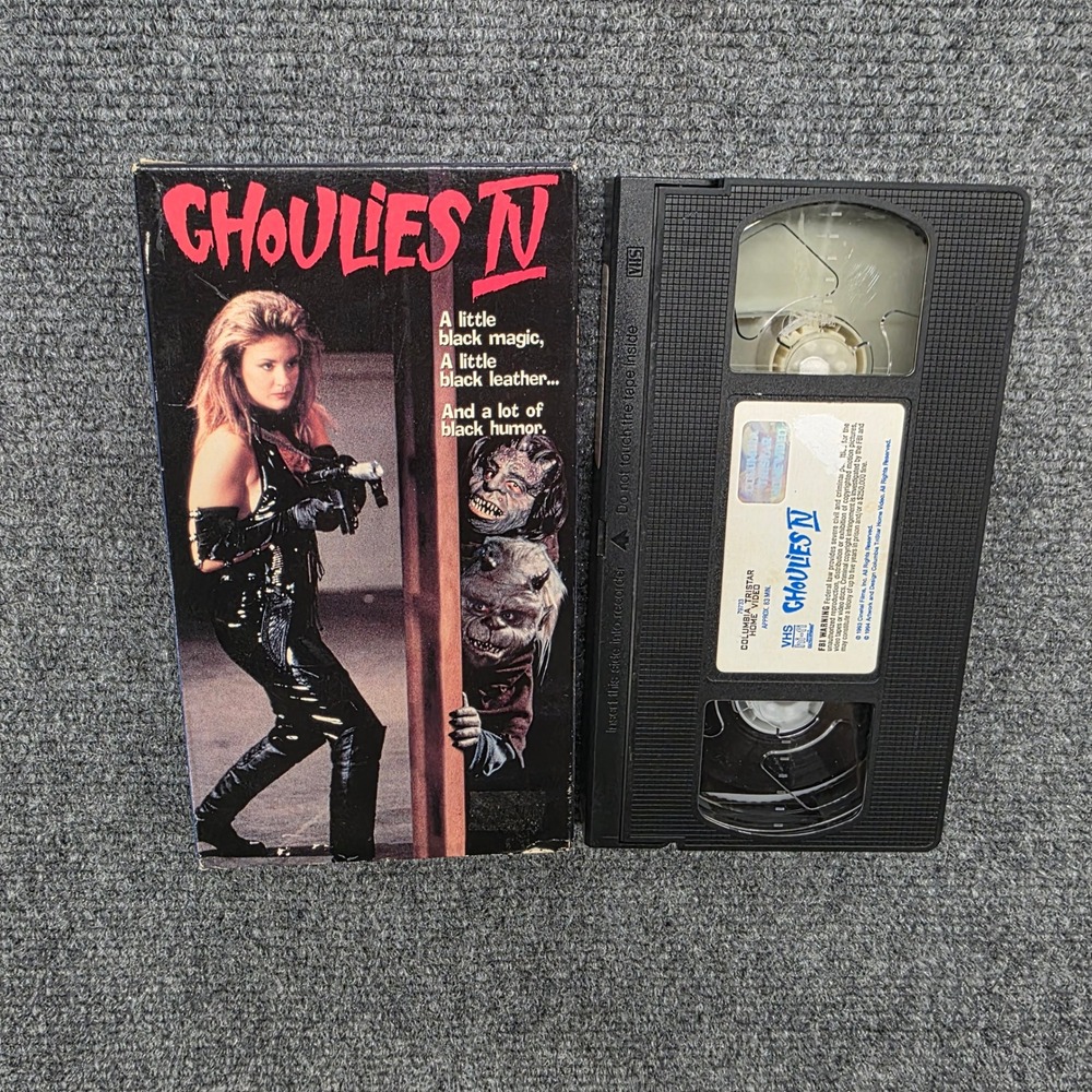 Ghoulies IV VHS 1994 Columbia TriStar Home Video Horror Movie Jim Wynorski